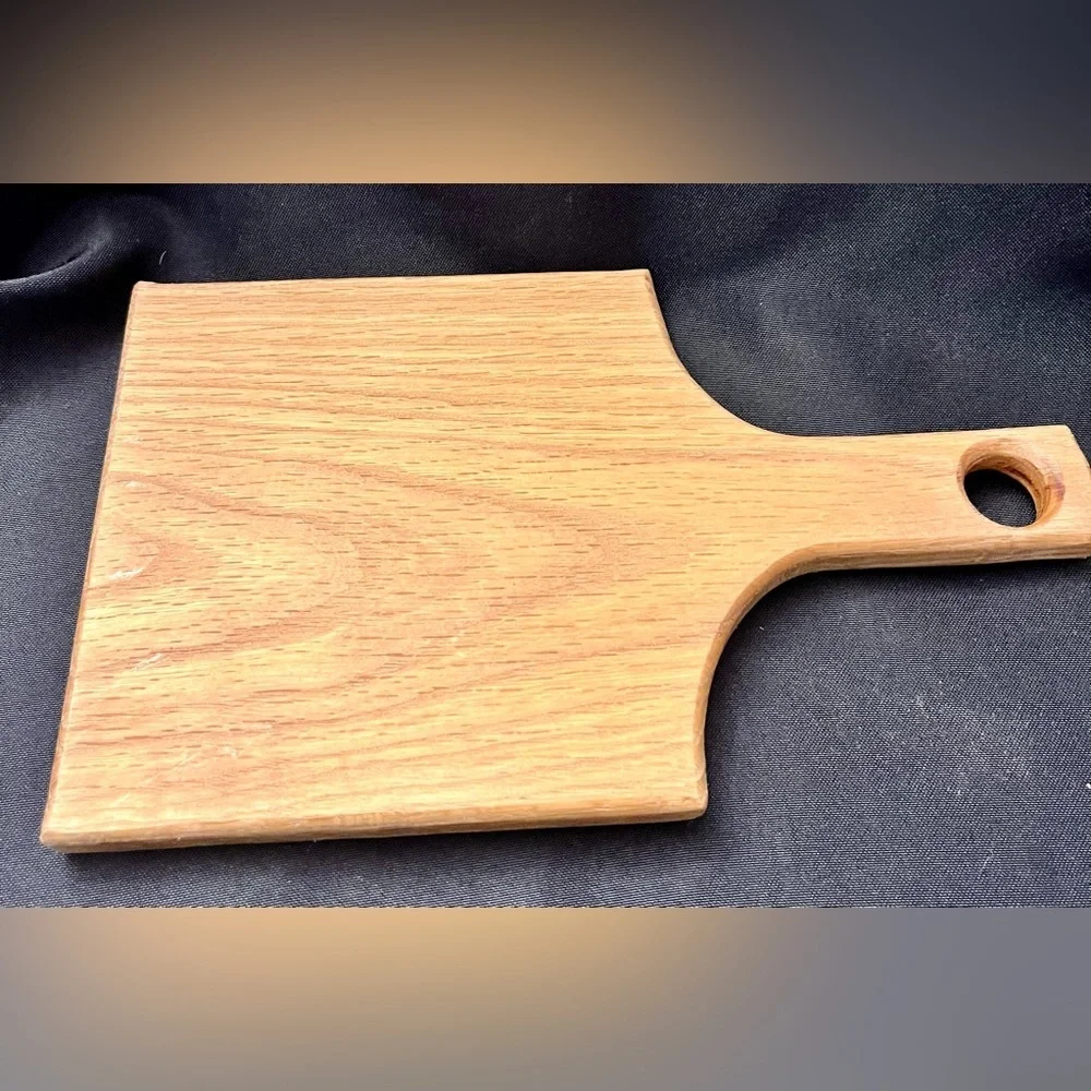 Handmade Oak Cutting Board & Bread Bow Knife Set New Sourdough Slicer Gift Set
